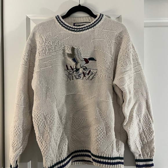 Men's Cream Duck Sweater